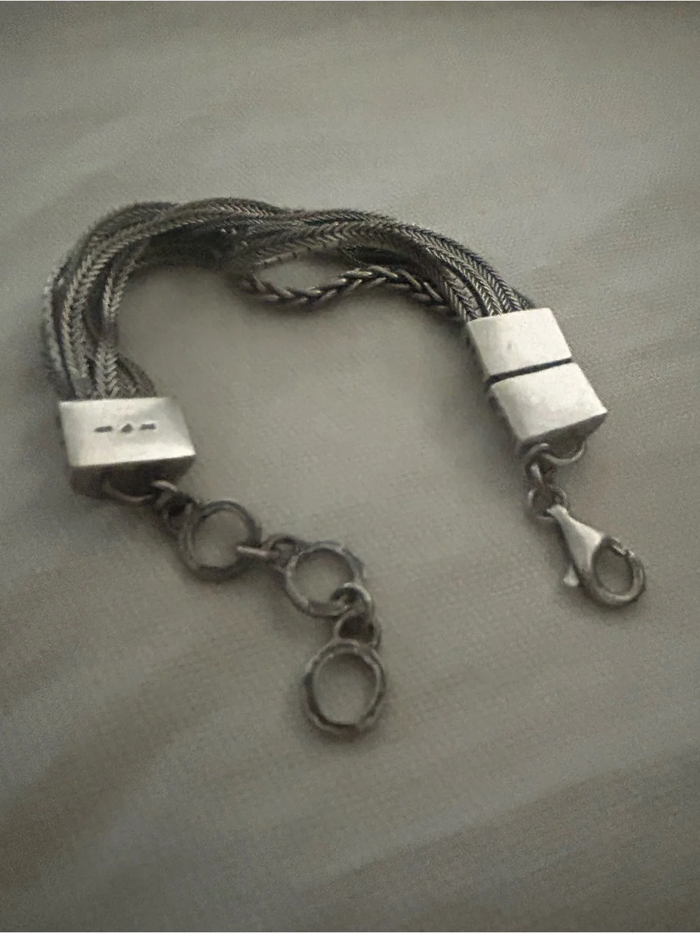 Silpada Sterling Silver Talk Of The Town Multi Strand Chain Bracelet B1702